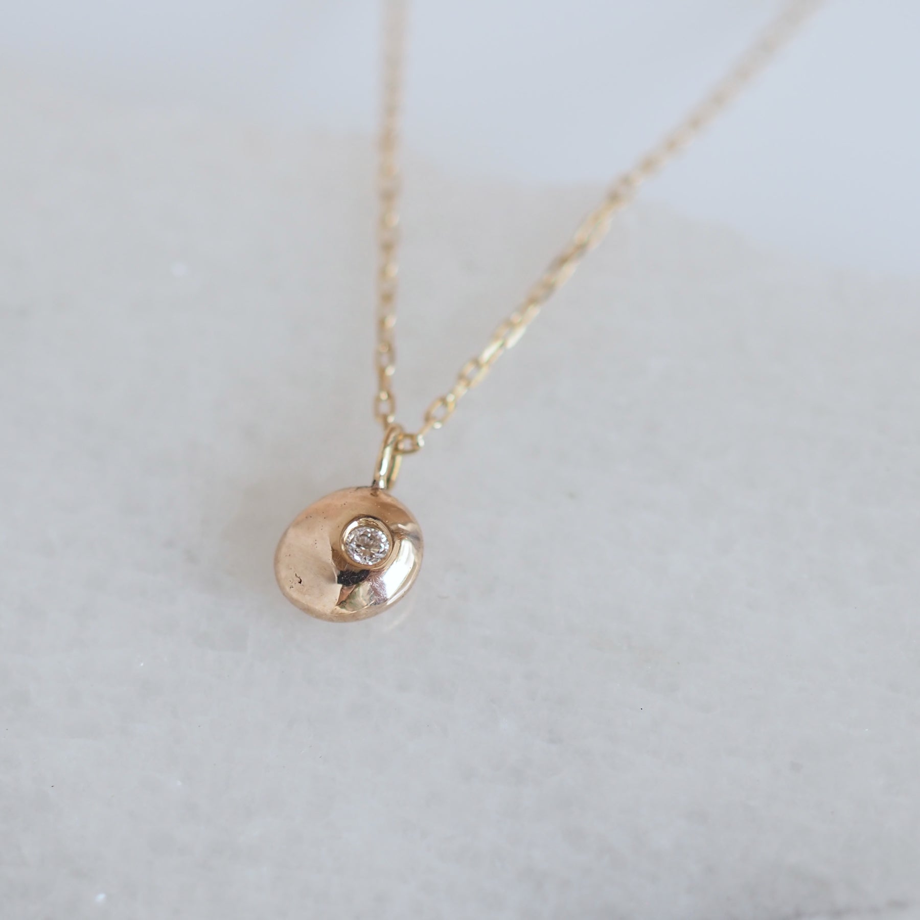 PEBBLE DIAMOND ネックレス - masae