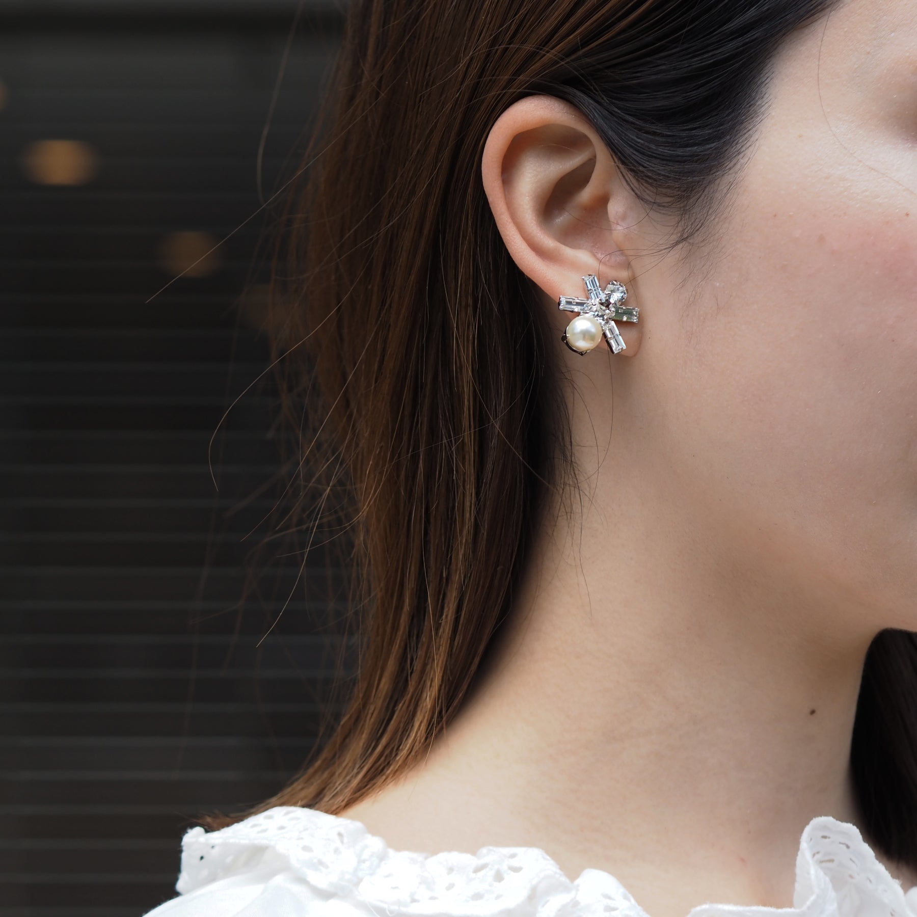 CHANDI イヤリング - masae公式オンラインストア | ビジューイヤリング、パールイヤリング、シルバーイヤリング、結婚式イヤリング、ブライダルイヤリング、ブライダルアクセサリー、お呼ばれアクセサリー、大ぶりイヤリング、きれいめイヤリング、non-no掲載、谷まりあ着用、村重杏奈着用、美人百花掲載、大人百花掲載、steady掲載、MORE掲載