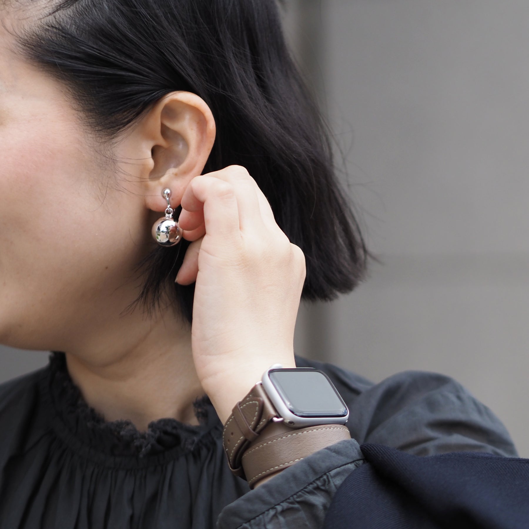 HOLLOW BALL ピアス - masae