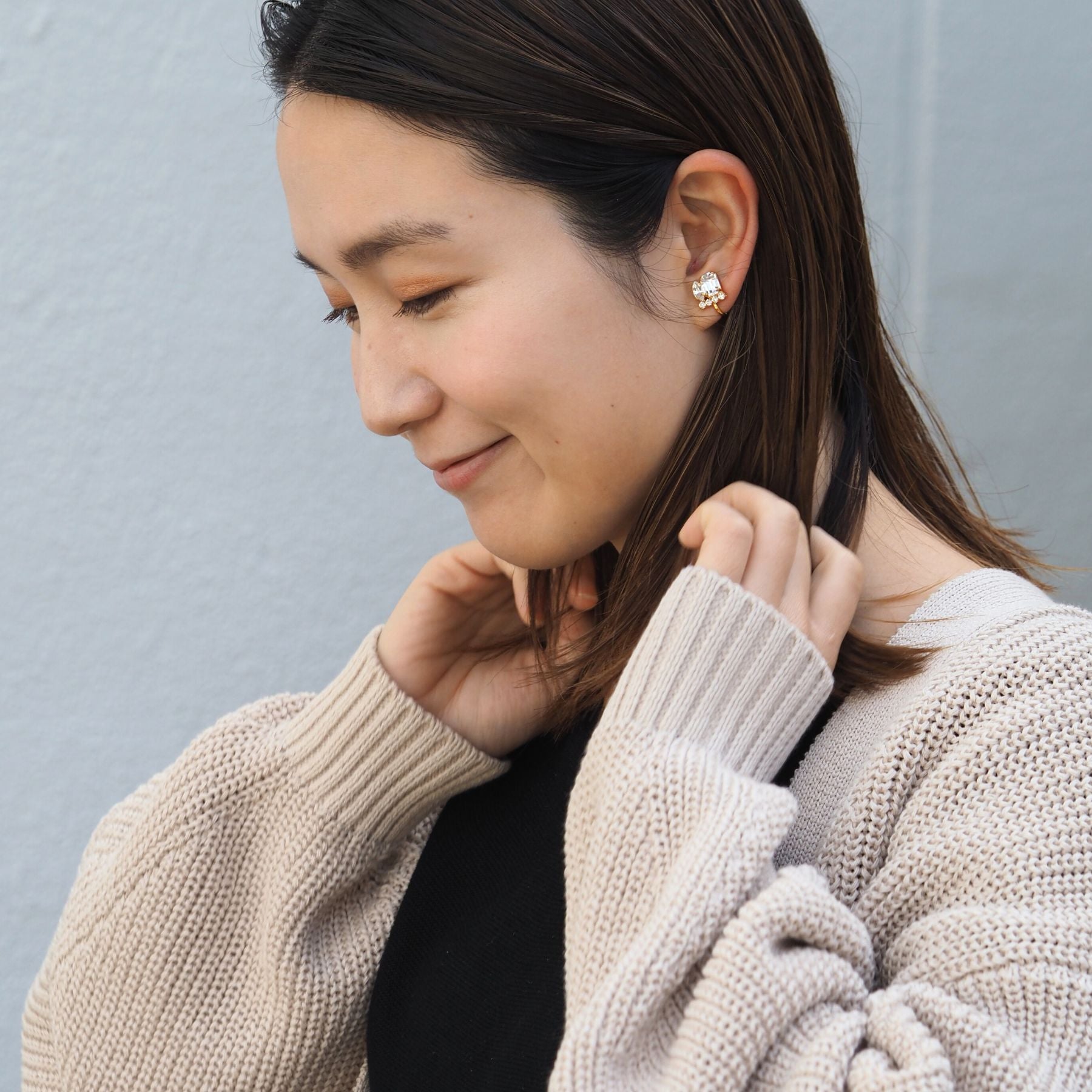 ZAZU ピアス - masae公式オンラインストア|ビジュー、ビジューアクセサリー、クリスタルガラス、2wayピアス、ビジューピアス、結婚式アクセサリー、bijoux アクセサリー