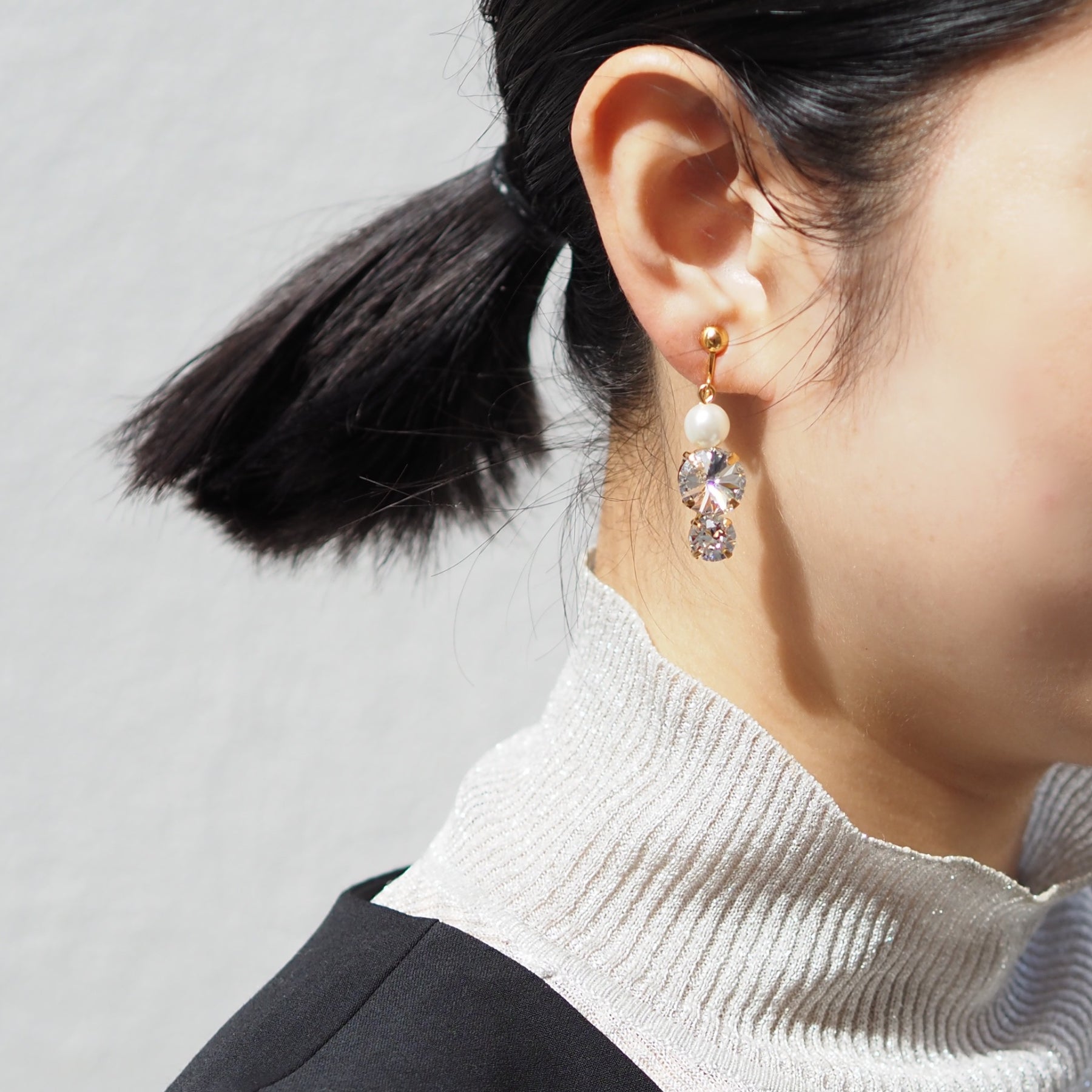 AGANピアス -masae公式オンラインストア|ビジュー、ビジューアクセサリー、ビジューピアス、パール、クリスタルガラスアクセサリー、オケージョンシーン、お呼ばれアクササリー、結婚式イヤリング、bijoux アクセサリー、コスチュームジュエリー