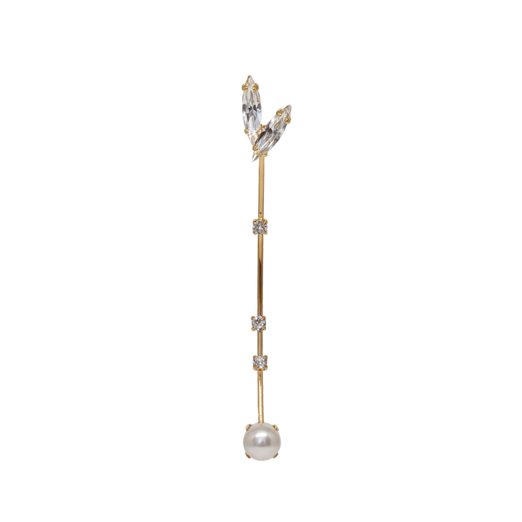 BOW ピアス -FLOWER - masae公式オンラインストア|ビジューピアス、ロングピアス、パールアクセサリー、弓モチーフピアス、片耳ピアス、アシンメトリー、ブライダルピアス、結婚式ピアス、ブライダルアクセサリー、プレ花嫁、谷まりあ着用、鈴木亜美着用、andGIRL掲載