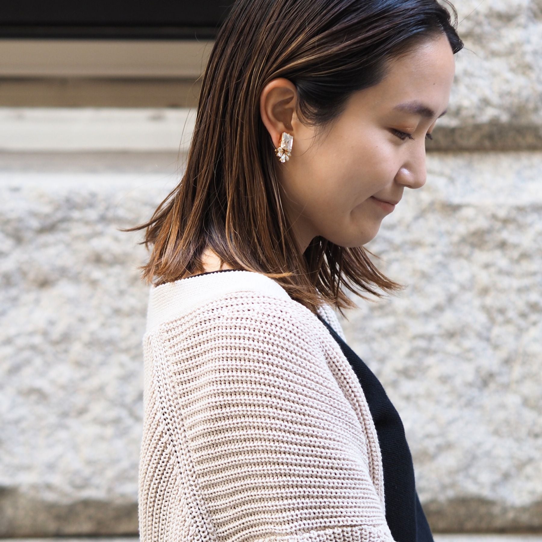 CAJA ピアス - masae公式オンラインストア | ビジューピアス、クリスタルガラス、コスチュームジュエリー、お呼ばれアクセサリー、スワロフスキーピアス、結婚式ピアス、ブライダルピアス、ブライダルアクセサリー、パーティーアクセサリー、non-no掲載、泉里香着用、宇垣美里着用、大人百花掲載