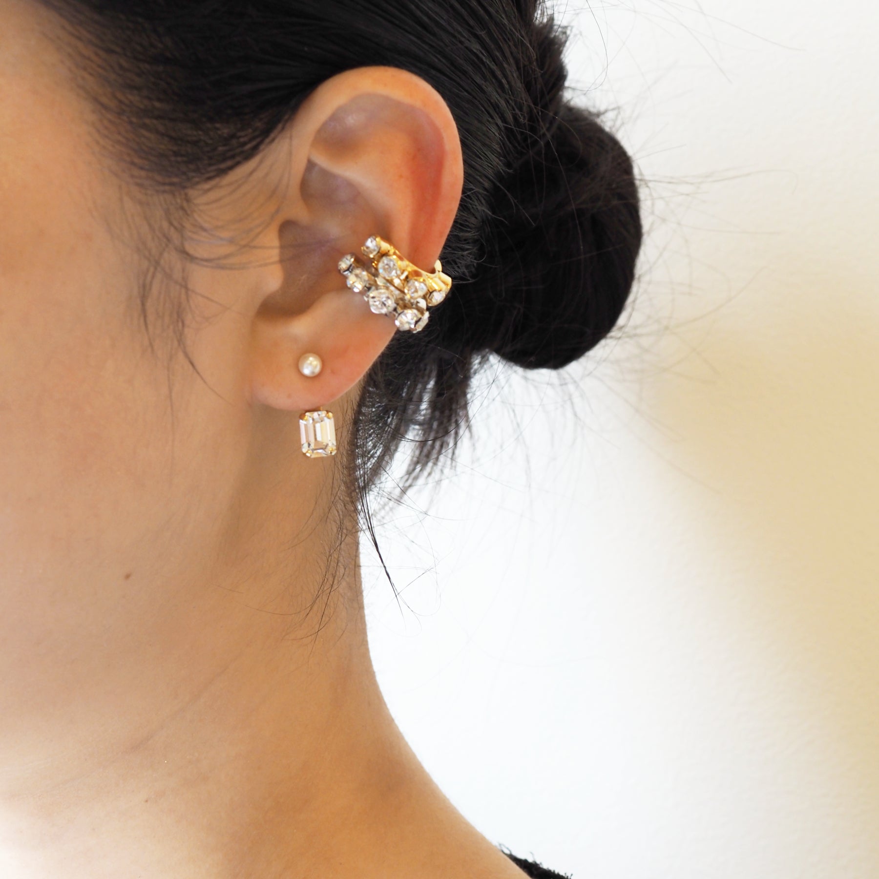 CRYSTAL イヤーカフ - masae