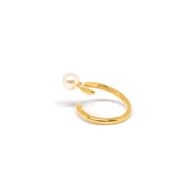CURVE PEARL リング - masae