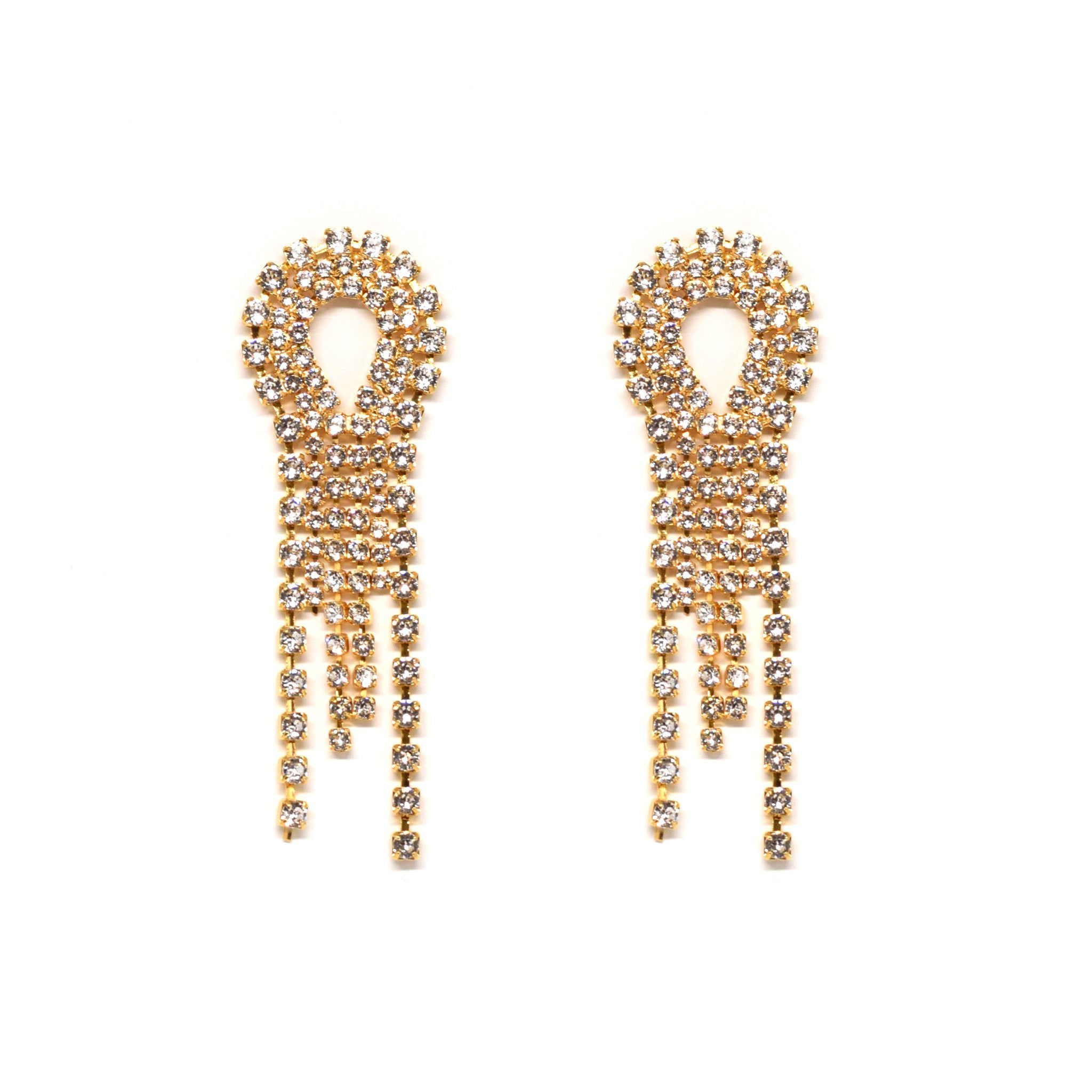 ELANA ピアス - masae公式オンラインストア|ビジュー、ビジューアクセサリー、ビジューピアス、大ぶりアクセサリー、揺れるピアス、結婚式ピアス、ブライダルアクセサリー、ブライダルピアス、プレ花嫁、ハンドメイドピアス、オケージョンシーン