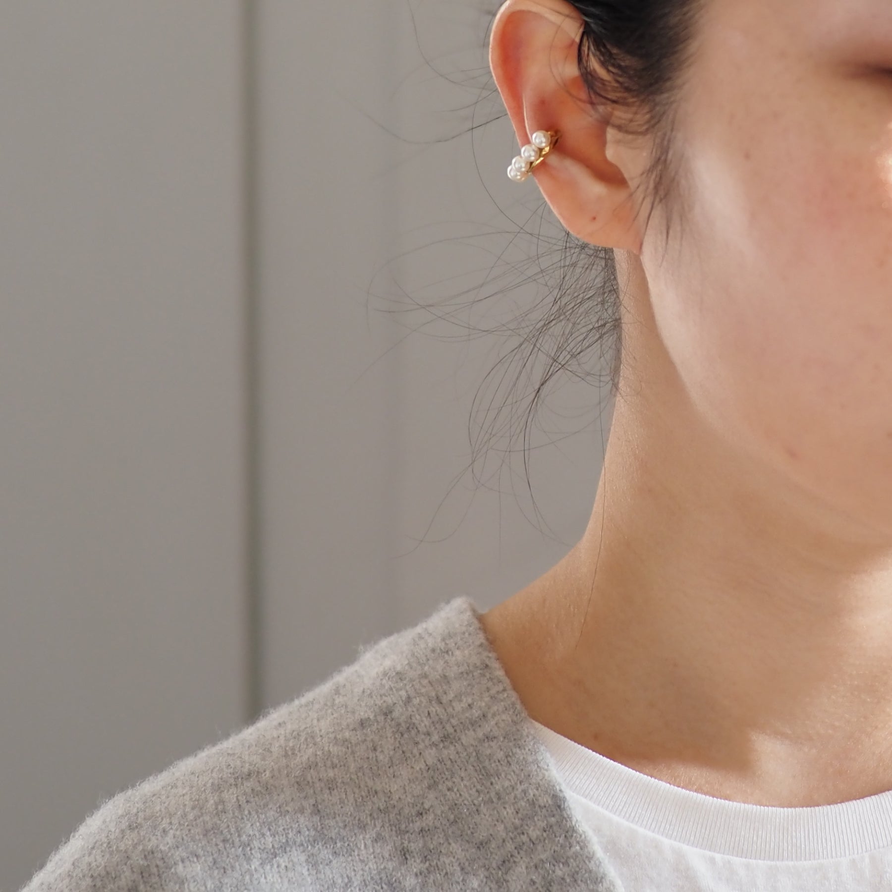 LAHARI イヤーカフ - masae 公式オンラインショップ | パールイヤーカフ、イヤカフ、上品パール、イヤーカフ、お呼ばれ、前撮りアクセサリー