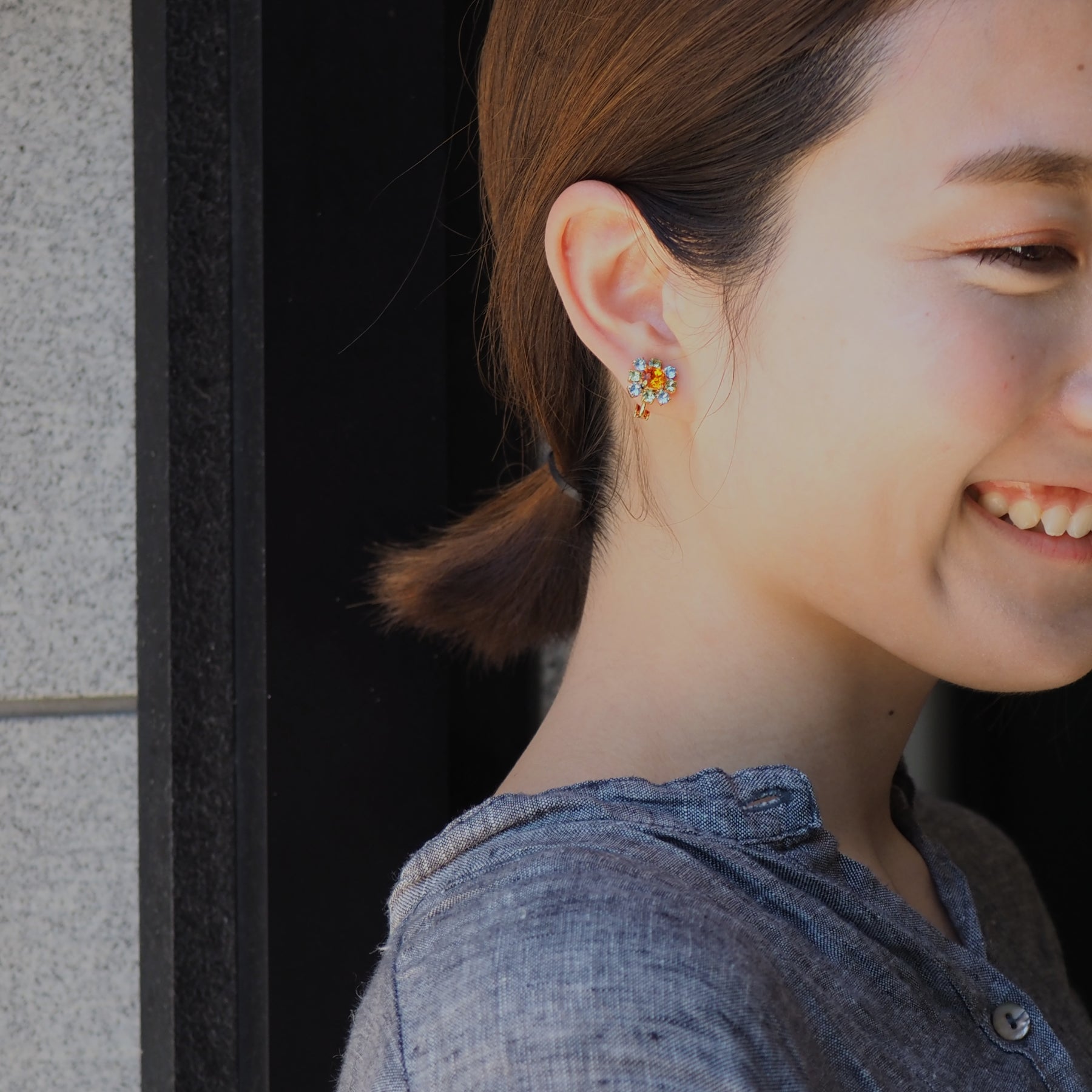 MINI FLOWER ピアス - masae