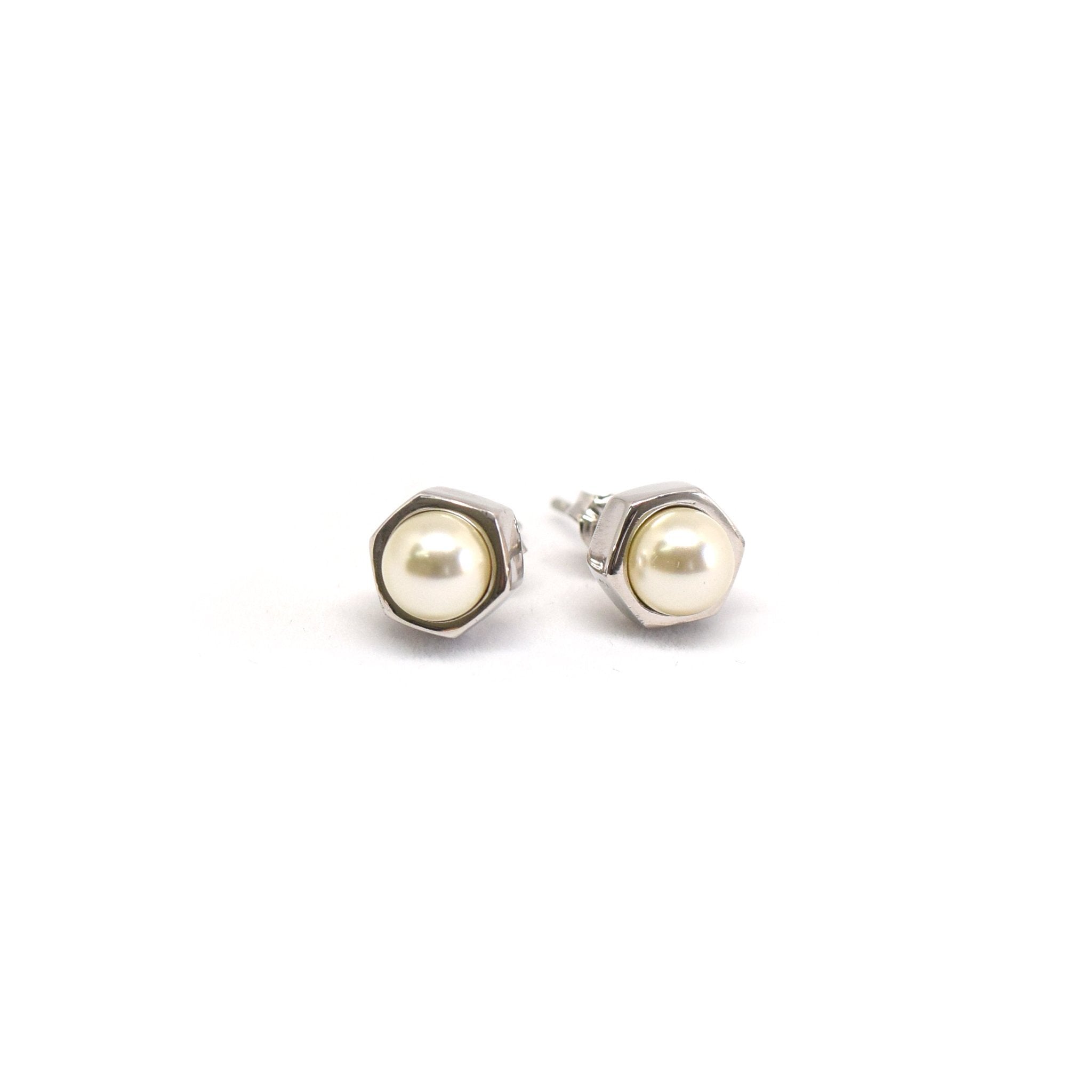 PEARL NUT ピアス - S - masae