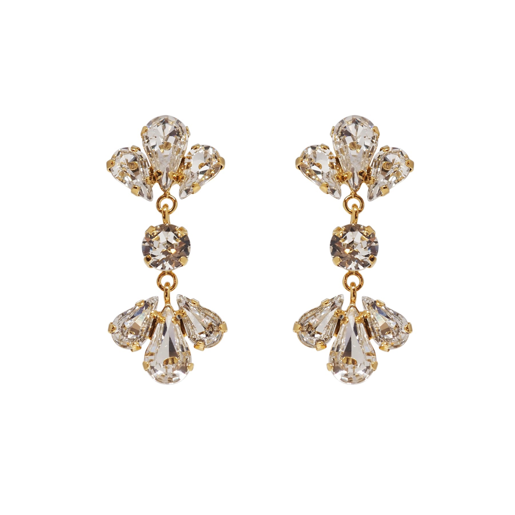 PELIN ピアス - masae公式オンラインストア|ビジューピアス、クリスタルガラス、キラキラピアス、揺れるピアス、オケージョンシーン、お呼ばれ、パールピアス、前撮りアクセサリー、結婚式ピアス、ブライダルピアス、ブライダルアクセサリー