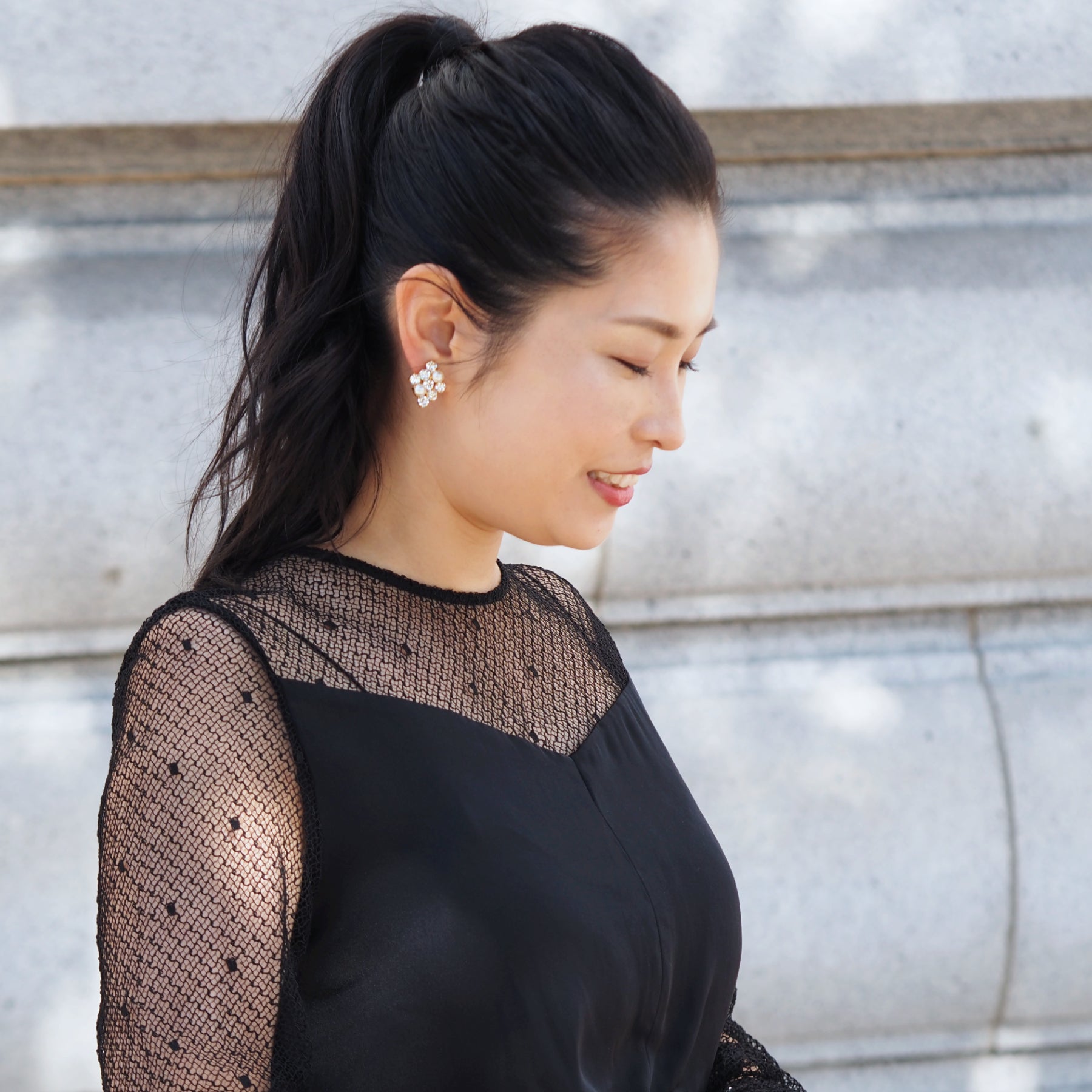 SEHER ピアス - masae公式オンラインストア|ビジュー、ビジューピアス、クリスタルガラス、パールピアス、結婚式ピアス、ブライダルアクセサリー、ブライダルピアス、プレ花嫁、お呼ばれアクセ、クラシカルピアス、キラキラアクセサリー、鈴木愛理着用、高橋ひかる着用