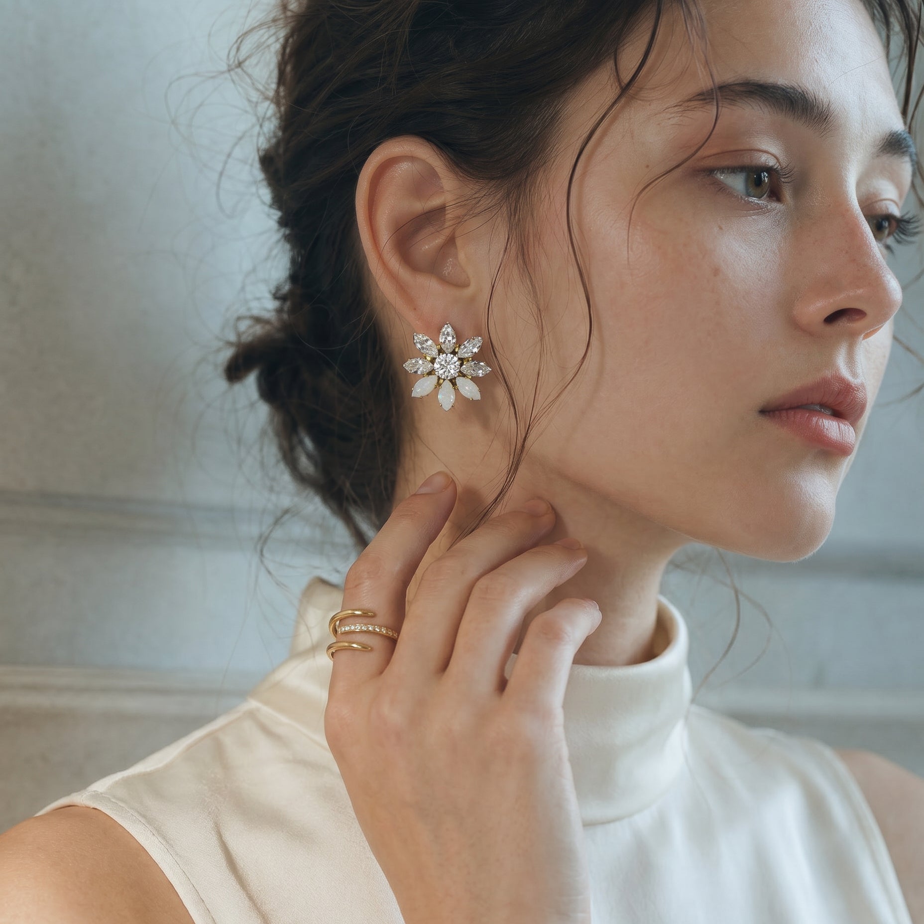 リトルウッズ×キラキラコネクター♡ピアス　2080 MINI BLOOM ピアス - masae公式オンラインストア | ビジューフラワー